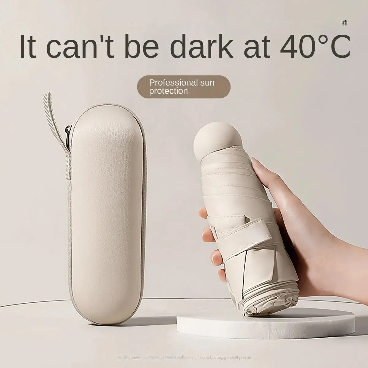 Portable Mini Sunshade Sunscreen Rain Umbrella